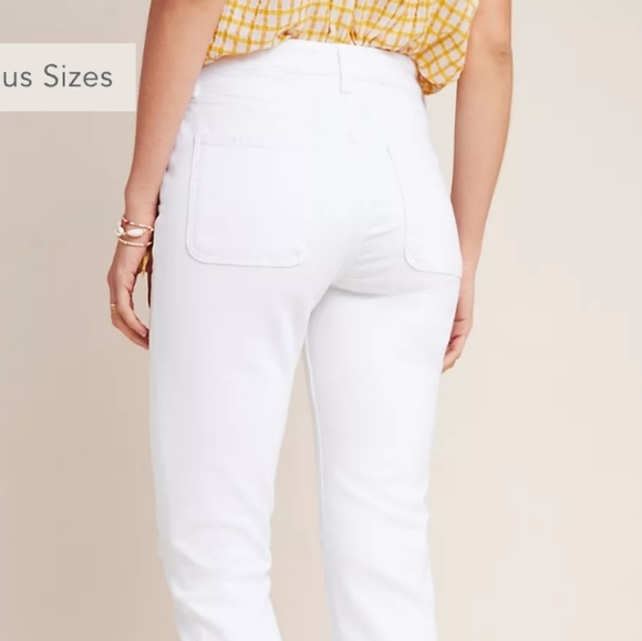 Pilcro Ultra High-Rise Slim Straight Jeans - Picture 3 of 14